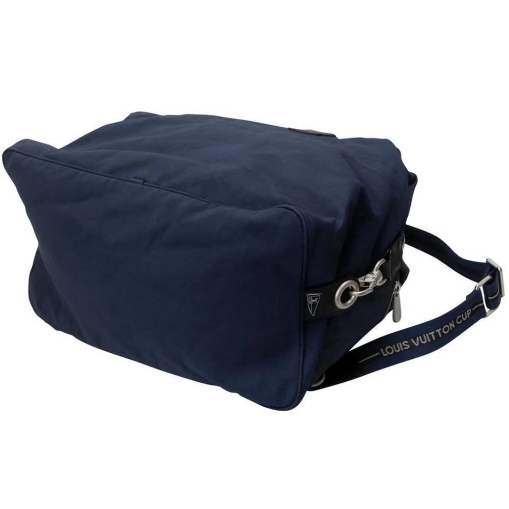 Louis Vuitton Blue and White Travel Bag - Picture 6 of 12